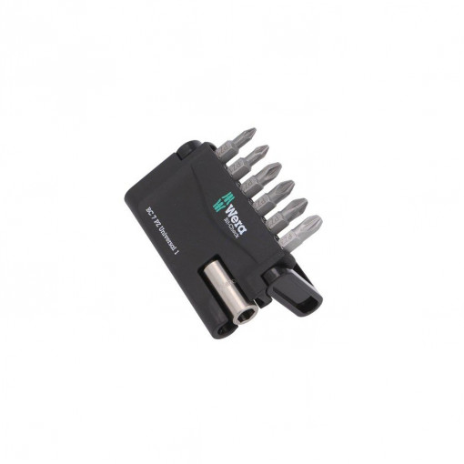 05056296001; Kit: screwdriver bits; Pcs: 7; Pozidriv®; 25mm; Size: PZ1,PZ2,PZ3; WERA 05056296001; Kit: screwdriver bits; Pcs: 7; Pozidriv®; 25mm; Size: PZ1,PZ2,PZ3; WERA