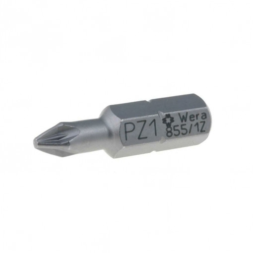 05072080001; Screwdriver bit; Pozidriv®; PZ1; Overall len: 25mm; WERA