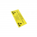 055-0007; Self-adhesive label; ESD; 300x150mm; yellow-black; ANTISTAT