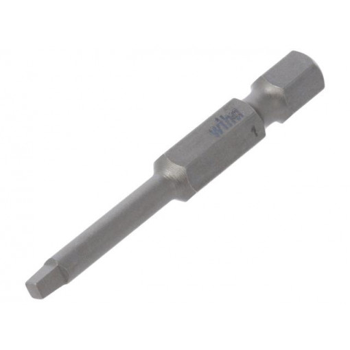 06637; Screwdriver bit; square; #1; Overall len: 50mm; WIHA