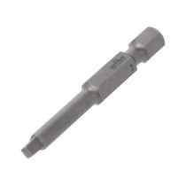 06638; Screwdriver bit; square; #2; Overall len: 50mm; WIHA