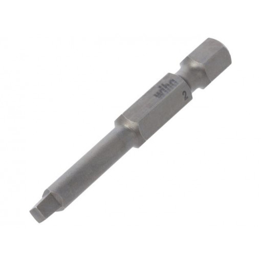 06638; Screwdriver bit; square; #2; Overall len: 50mm; WIHA