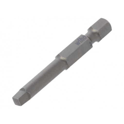 06639; Screwdriver bit; square; #3; Overall len: 50mm; WIHA