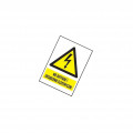 1EOA52/74PCV; Safety sign; warning; Mat: PVC; W: 52mm; H: 74mm; PN-88/E-08501; ANRO 1EOA52/74PCV; Safety sign; warning; Mat: PVC; W: 52mm; H: 74mm; PN-88/E-08501; ANRO