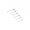 1RM/SH6; Key set; combination spanner,with ratchet; Pcs: 6; BAHCO