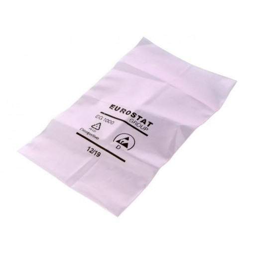 20-007-0305; Protection bag; ESD; L: 127mm; W: 76mm; Thk: 50um; Features: open; EUROSTAT GROUP 20-007-0305; Protection bag; ESD; L: 127mm; W: 76mm; Thk: 50um; Features: open; EUROSTAT GROUP