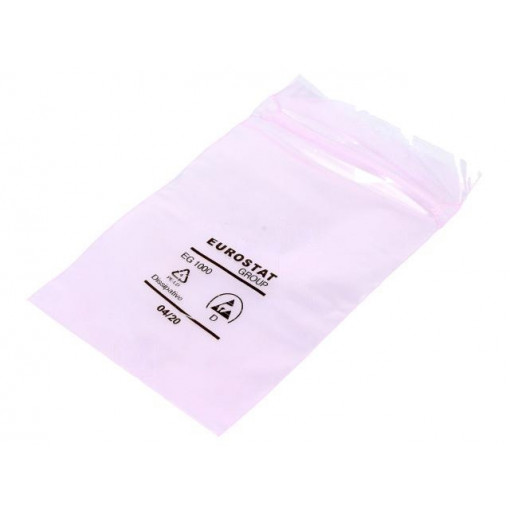 20-008-0305; Protection bag; ESD; L: 127mm; W: 76mm; Thk: 50um; IEC 61340-5-1; EUROSTAT GROUP 20-008-0305; Protection bag; ESD; L: 127mm; W: 76mm; Thk: 50um; IEC 61340-5-1; EUROSTAT GROUP