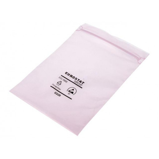 20-008-0406; Protection bag; ESD; L: 152mm; W: 102mm; Thk: 50um; IEC 61340-5-1; EUROSTAT GROUP 20-008-0406; Protection bag; ESD; L: 152mm; W: 102mm; Thk: 50um; IEC 61340-5-1; EUROSTAT GROUP