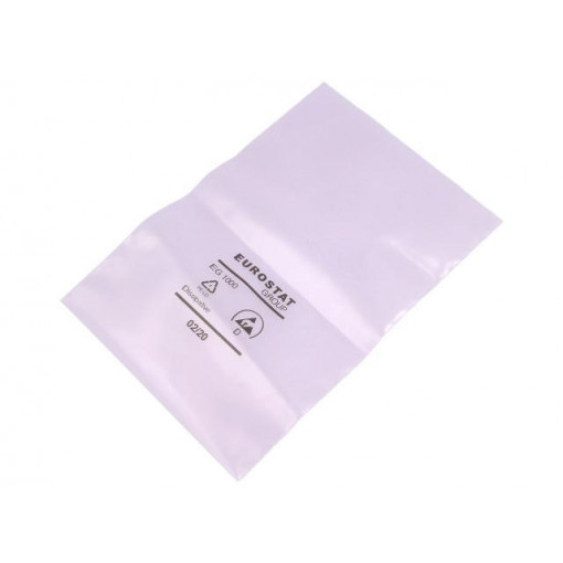 20-111-0305; Protection bag; ESD; L: 127mm; W: 76mm; Thk: 75um; Features: open; EUROSTAT GROUP