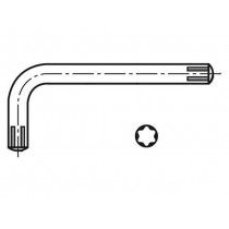 2094665; Key; Torx®; TX25; Overall len: 63mm; steel; BOSSARD