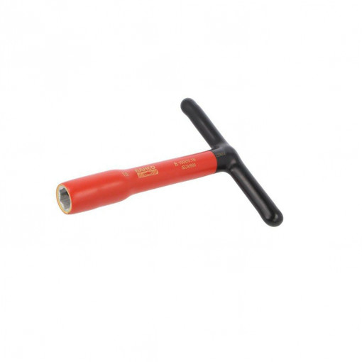 28MV-18; Key; insulated,socket spanner; HEX 18mm; tool steel; 200mm; 1kV; BAHCO