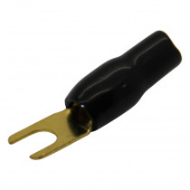 30.4460-03; Terminal: fork; M4; 6mm2; gold-plated; insulated; black; ACV