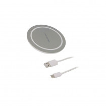 51840; Inductance charger; grey; Standard: Qi,Quick Charge 3.0; 5÷9VDC; QOLTEC
