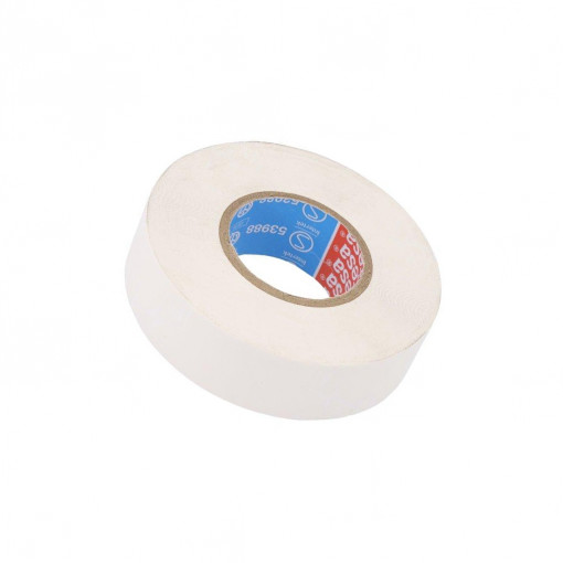 53988-00066-00; Electrically insulated tape; PVC; W: 19mm; L: 20m; white; TESA 53988-00066-00; Electrically insulated tape; PVC; W: 19mm; L: 20m; white; TESA