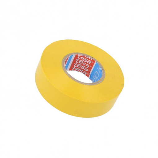 53988-00096-00; Electrically insulated tape; PVC; W: 19mm; L: 20m; yellow; TESA