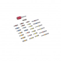 626710000; Kit: screwdriver bits; Pcs: 29; Package: bag; METABO