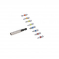 630419000; Kit: screwdriver bits; Pcs: 9; 1/4 630419000; Kit: screwdriver bits; Pcs: 9; 1/4