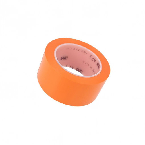 70006020989; Tape: marking; orange; L: 33m; W: 50mm; Thk: 0.13mm; 2.5N/cm; 130%; 3M