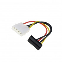 93030; Transition: adapter; SATA plug angled,Molex male; 0.15m; Goobay
