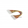 93239; Cable: mains; ATX male 24pin,ATX female 24pin; 0.3m; Goobay