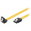 95018; Cable: SATA; SATA L-Type plug,SATA L-Type angled plug; 0.3m; Goobay