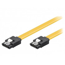 95023; Cable: SATA; both sides,SATA L-Type plug; 0.7m; yellow; Goobay