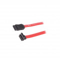 AK-400104-005-R; Cable: SATA; SATA plug,SATA plug angled; 500mm; red; ASSMANN