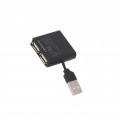 DA-70217; Hub USB; USB 2.0; PnP and hot-plug; black; Number of ports: 4; DIGITUS