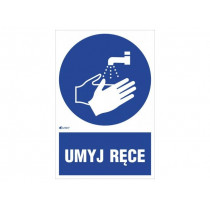 IM/011/1/C1/F; Safety sign; regulatory; Mat: self-adhesive folie; W: 200mm; ANRO