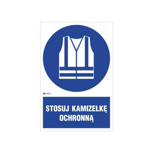 IM/015/1/C1/F; Safety sign; regulatory; Mat: self-adhesive folie; W: 200mm; ANRO