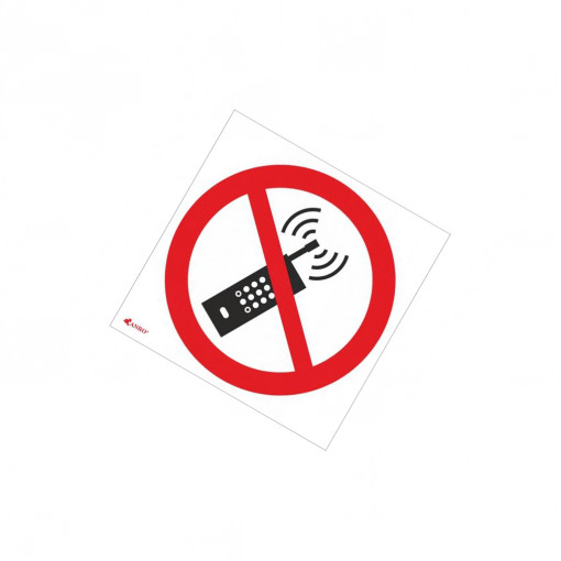 IP/013/C/P; Safety sign; prohibitory; Mat: PVC; W: 200mm; H: 200mm; ANRO