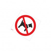 IP/021/C/F; Safety sign; prohibitory; Mat: self-adhesive folie; W: 200mm; ANRO