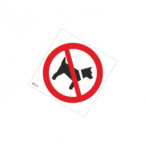 IP/021/C/F; Safety sign; prohibitory; Mat: self-adhesive folie; W: 200mm; ANRO