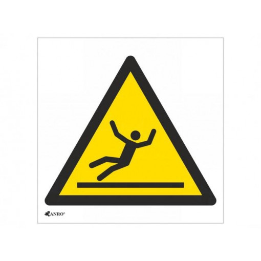 IW/011/C/F; Safety sign; warning; Mat: self-adhesive folie; W: 200mm; H: 200mm; ANRO