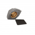 ; Car loudspeaker enclosure; MDF; gray melange; textil; 15l; 250mm; BASSER