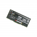 23040; Key set; socket bits; Chrom-vanadium steel; Pcs: 56; PROXXON
