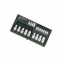 23102; Key set; Torx®; Chrom-vanadium steel; Pcs: 23; Mounting: 1/2