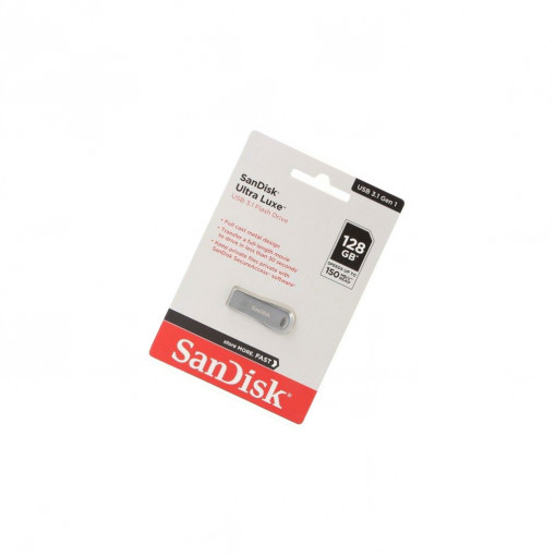 SDCZ74-128G-G46; Pendrive; USB 3.1; 128GB; 150MB/s; USB A; ULTRA LUXE; SANDISK SDCZ74-128G-G46; Pendrive; USB 3.1; 128GB; 150MB/s; USB A; ULTRA LUXE; SANDISK