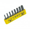 T4527; Kit: screwdriver bits; Pcs: 8; Torx® with protection; 30mm; C.K