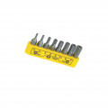 T4528; Kit: screwdriver bits; Pcs: 8; Allen hex key with protection; C.K