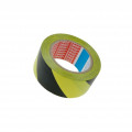 ; Tape: warning; yellow-black; L: 33m; W: 50mm; V: self-adhesive; 160%; TESA