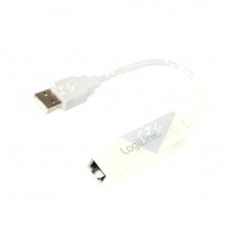 UA0144B; USB to Fast Ethernet adapter; USB 2.0; white; LOGILINK