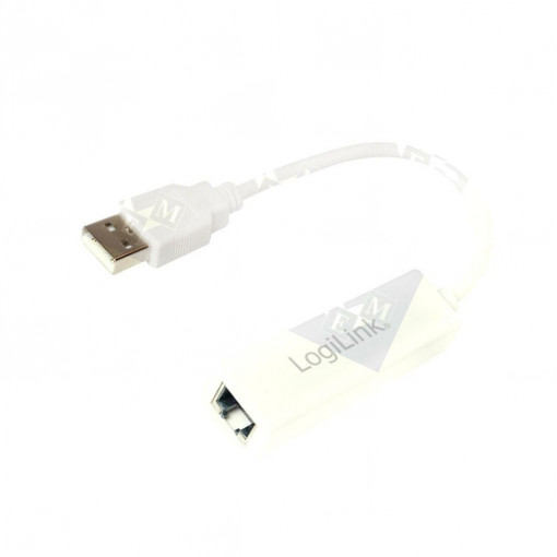 UA0144B; USB to Fast Ethernet adapter; USB 2.0; white; LOGILINK