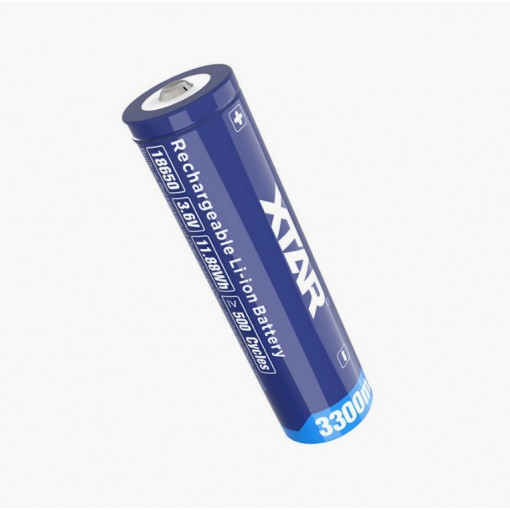 Xtar PANASONIC 18650 3300mAh 3,6V Li-ion with protection battery rechargeable